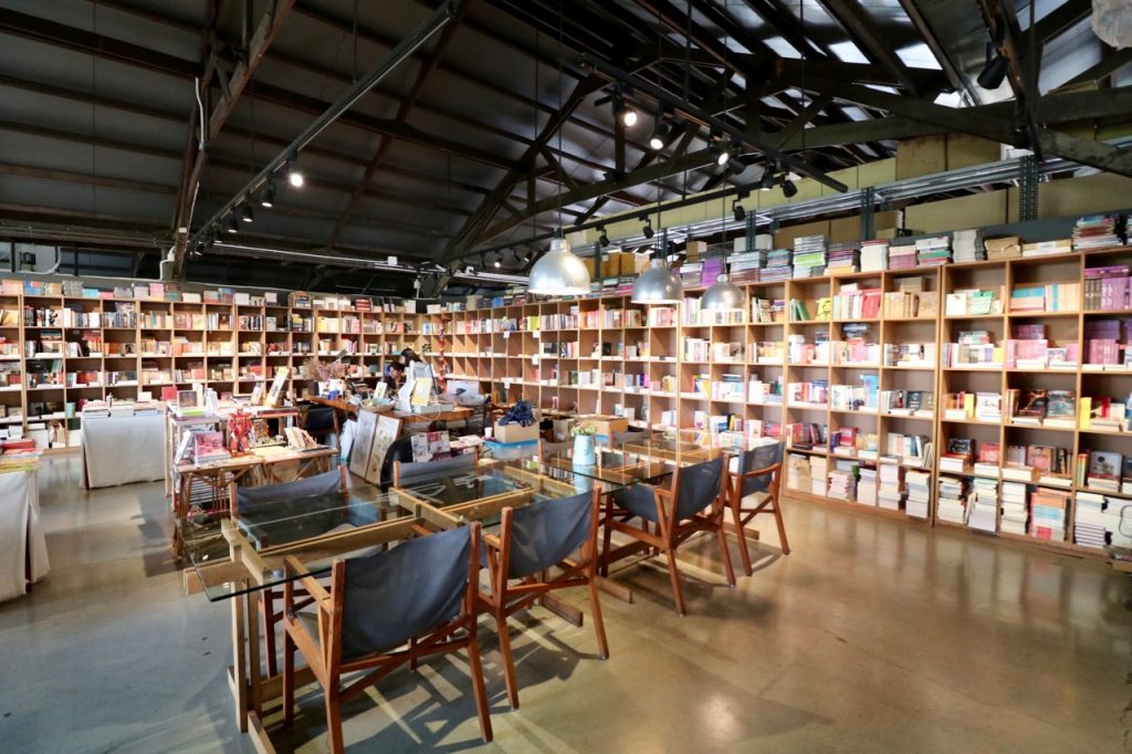 Book store of Candide Books & Cafe
